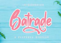 Batrade Font - Featured Image