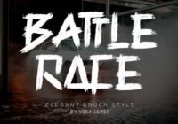 Battle Race Font - Featured Image