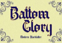 Battom Glory Font - Featured Image