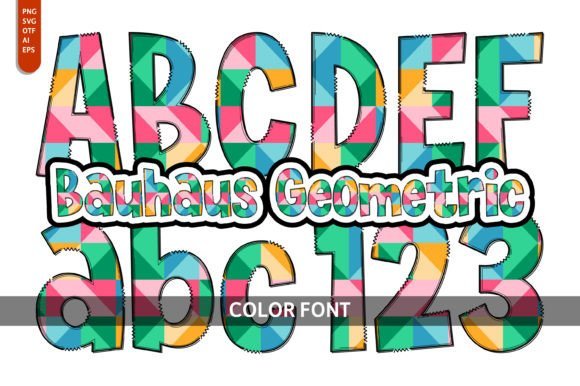 Bauhaus Geometric Font - Featured Image
