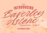 Baverley Astone Font - Featured Image