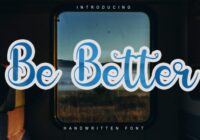 Be Better Font - Featured Image