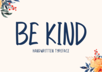 Be Kind Font - Featured Image