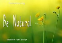 Be Natural Font - Featured Image