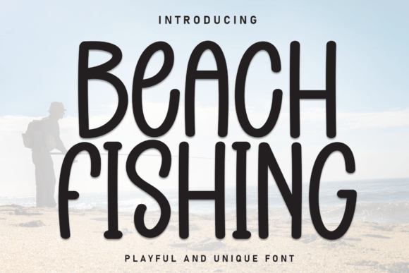 Beach Fishing Font - Featured Image