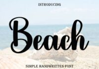 Beach Font - Featured Image