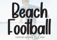 Beach Football Font - Featured Image