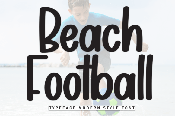 Beach Football Font - Featured Image