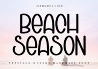 Beach Season Font - Featured Image