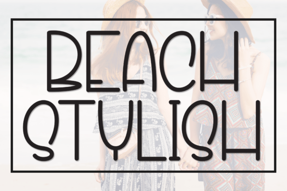 Beach Stylish Font - Featured Image