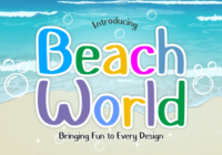 Beach World Font - Featured Image