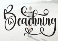 Beachning Font - Featured Image