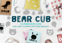 Bear Cub Font - Featured Image
