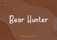 Bear Hunter Font - Featured Image