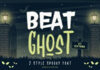Beat Ghost Font - Featured Image