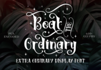 Beat the Ordinary Font - Featured Image