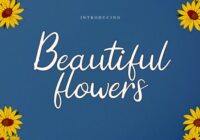 Beatiful Flowers Font - Featured Image