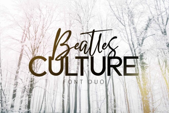 Beatles Culture Font - Featured Image