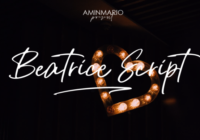 Beatrice Script Font - Featured Image