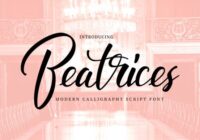 Beatrices Font - Featured Image