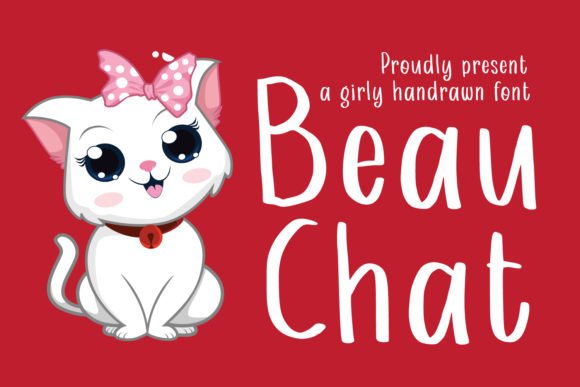 Beau Chat Font - Featured Image
