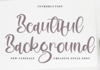 Beautiful Background Font - Featured Image