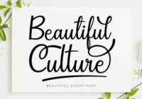 Beautiful Culture Font - Featured Image