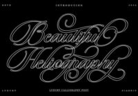 Beautiful Heliography Font - Featured Image