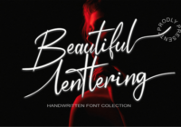 Beautiful Lenttering Font - Featured Image