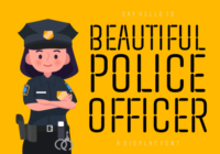 Beautiful Police Officer Font - Featured Image