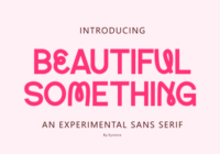 Beautiful Something Font - Featured Image