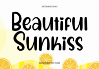 Beautiful Sunkiss Font - Featured Image