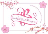 Beautiful Sweet Monogram Font - Featured Image