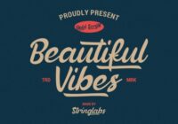Beautiful Vibes Font - Featured Image
