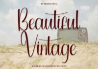 Beautiful Vintage Font - Featured Image