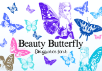 Beauty Butterfly Font - Featured Image