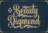 Beauty Diamond Font - Featured Image