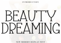 Beauty Dreaming Font - Featured Image