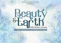 Beauty Earth Font - Featured Image