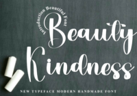 Beauty Kindness Font - Featured Image