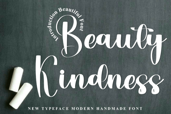 Beauty Kindness Font - Featured Image
