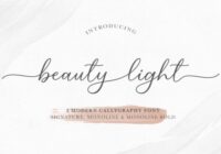 Beauty Light Font - Featured Image