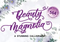 Beauty Magnolia Font - Featured Image