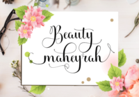 Beauty Maheyrah Font - Featured Image