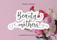 Beauty Mothers Font - Featured Image