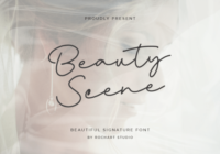 Beauty Scene Font - Featured Image