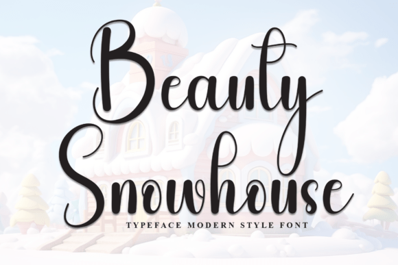 Beauty Snowhouse Font - Featured Image