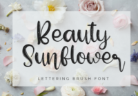 Beauty Sunflower Font - Featured Image