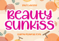 Beauty Sunkiss Font - Featured Image