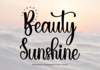 Beauty Sunshine Font - Featured Image